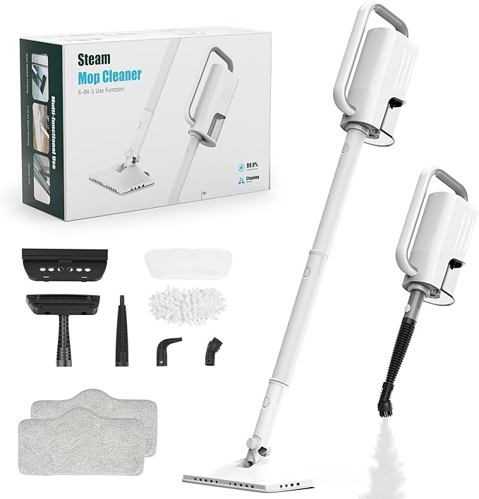 Steam Cleaner, 6 in1 Rotated Steam Mop Cleaner