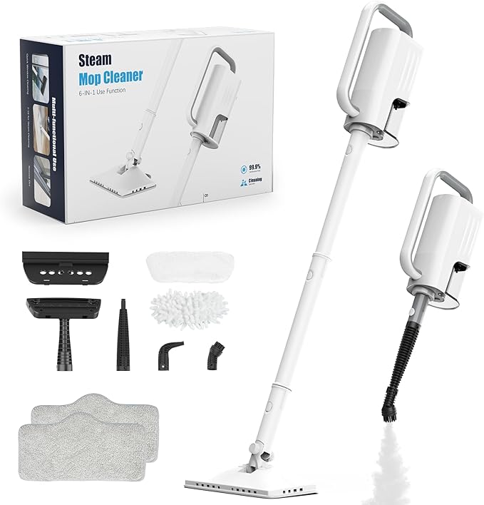 Steam Cleaner, 6 in1 Rotated Steam Mop Cleaner